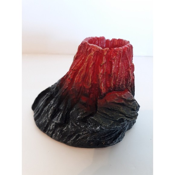 Aquarium Decorations, Air Stone Bubbler Volcano Shape Ornament Kit Set - Picture 1 of 15